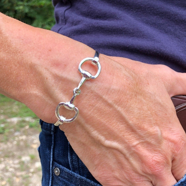 Sterling Silver | Thick Chunky Horse Yoke | Bangle Bracelet