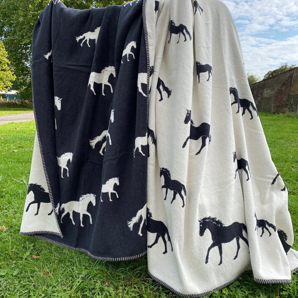 Cotton Horse Design Blanket