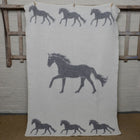 Pure New Wool Grey Horse Blanket - Gallop Guru